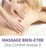 Massage bien-être dos confort niveau 2